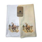 SUNDAY FUN DAY Western Kitchen Hand Towel Set