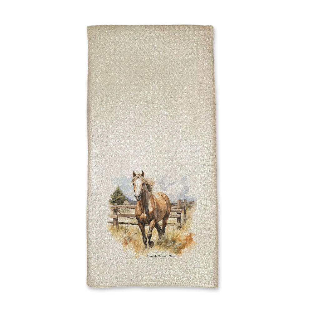 SUNDAY FUN DAY Western Kitchen Hand Towel Set
