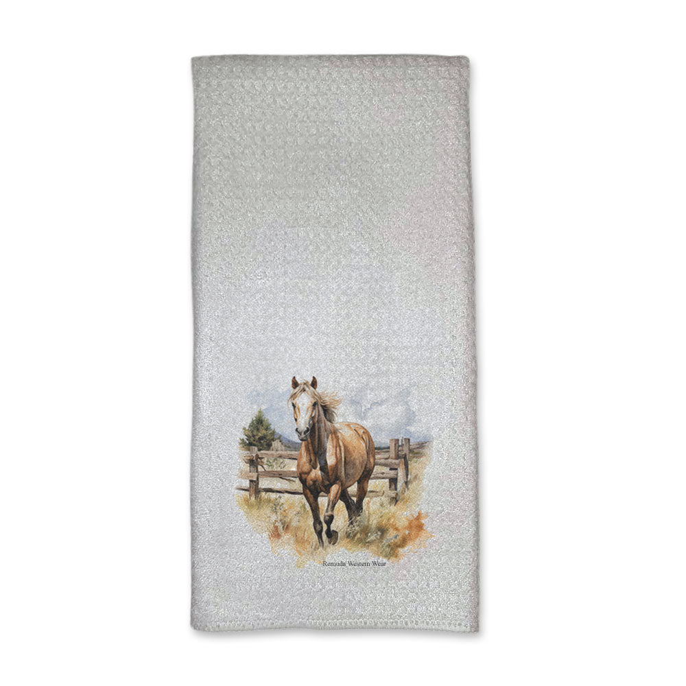 SUNDAY FUN DAY Western Kitchen Hand Towel Set