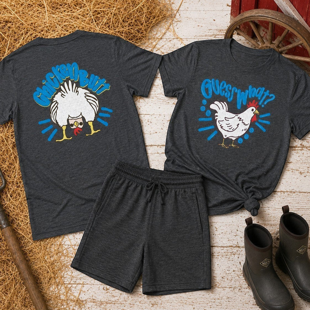 Guess What Chicken Butt Youth and Toddler Graphic Tee