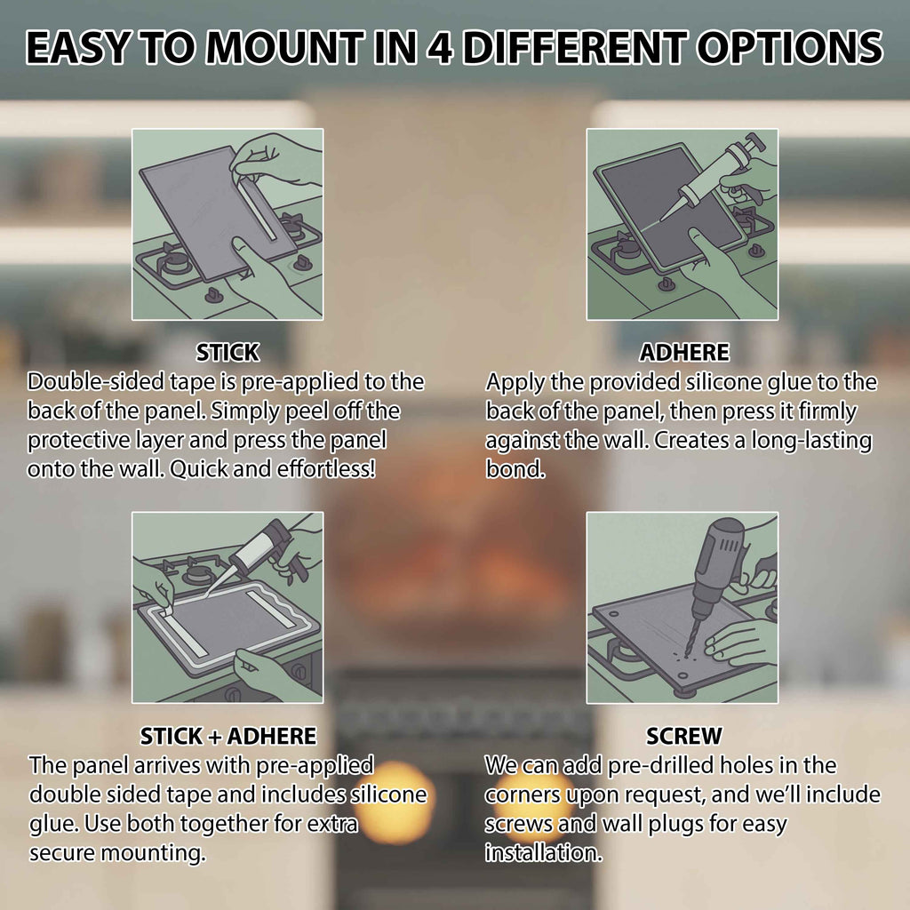 Sunny Roosters – Tempered Glass Backsplash | Farmhouse Chicken & Sunflower Backsplash