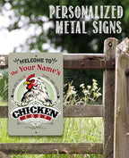 Personalized - Chicken Coop - Metal Sign