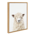 Sylvie Sheep Bangs Portrait Framed Canvas by Amy Peterson Art Studio