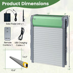 Automatic Chicken Coop Door with Remote Control & Light Sensor