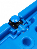 Sunneday Splash Pad for Kids | Oscillating Water Sprinkler | Backyard Summer Fun | Blue