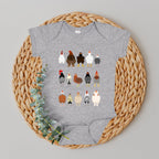 Chicken Lovers Farmyard Birds Illustration Featuring Hen Breeds For Kids And Infants Comfort Colors Tee