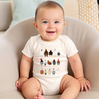 Chicken Lovers Farmyard Birds Illustration Featuring Hen Breeds For Kids And Infants Comfort Colors Tee