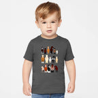 Horse Lovers Farm Animal Illustration Breeds For Kids And Teens Comfort Colors Tee