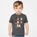 Pig Lovers Farm Animal Illustration Breeds Portraits Collection Comfort Colors Tee