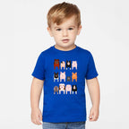 Pig Lovers Farm Animal Illustration Breeds Portraits Collection Comfort Colors Tee
