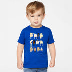 Sheep Lovers Farm Animal Illustration Breeds Featuring Playful Lamb Portraits For Kids Youth Comfort Colors Tee